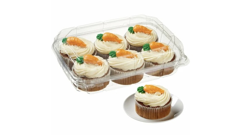A package of Costco's mini carrot cakes
