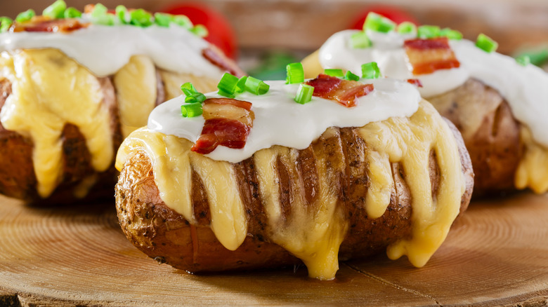 Upgrade Baked Potatoes Instantly For Under $2 With This Canned Ingredient