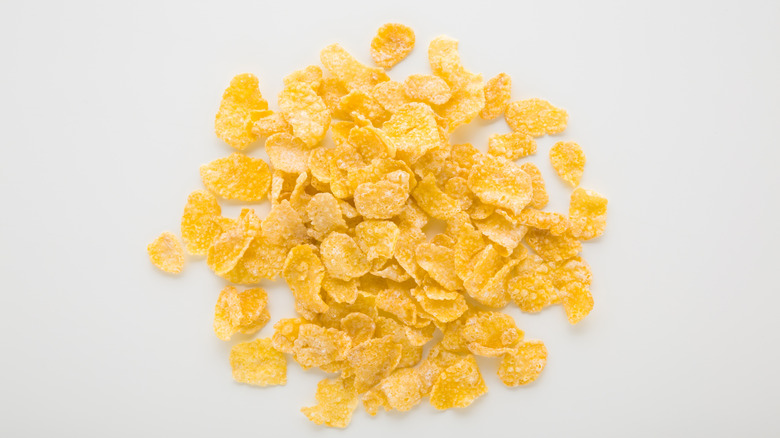 corn flakes in pile