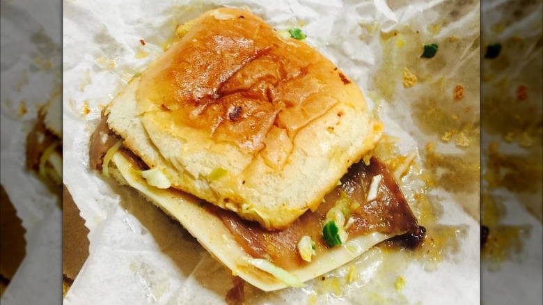 Pig ear sandwich