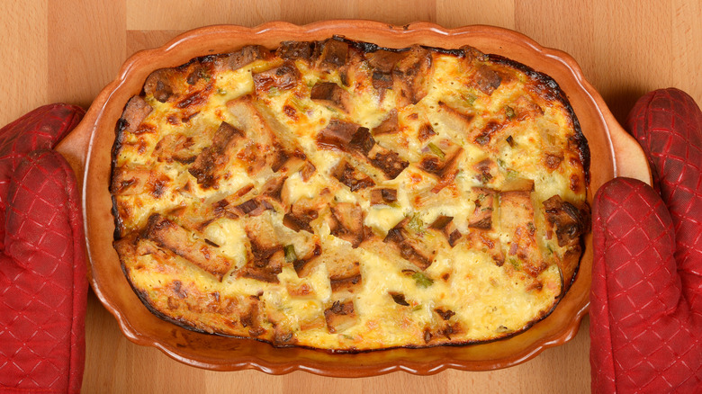 Strata in a dish