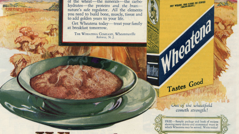 Vintage Wheatena cereal ad