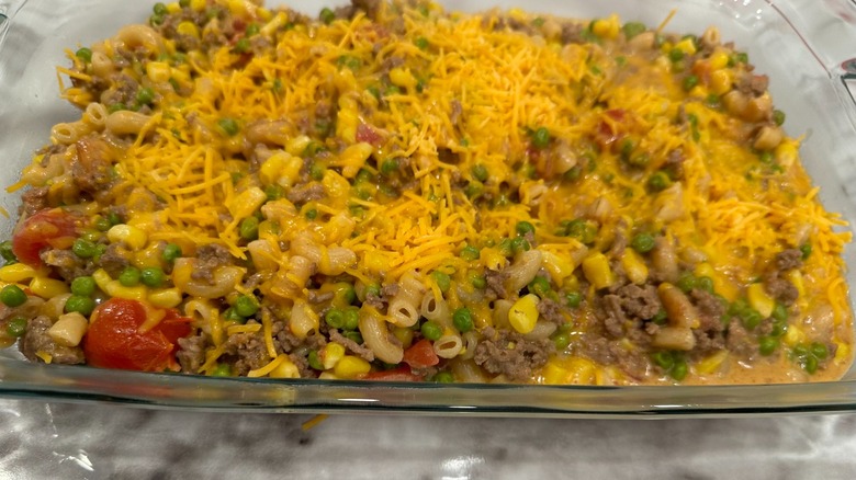 Shipwreck casserole in dish