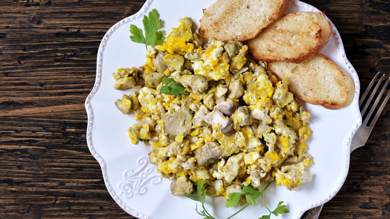 brains and scrambled eggs