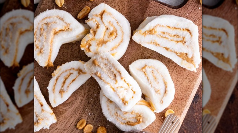 Pieces of potato candy