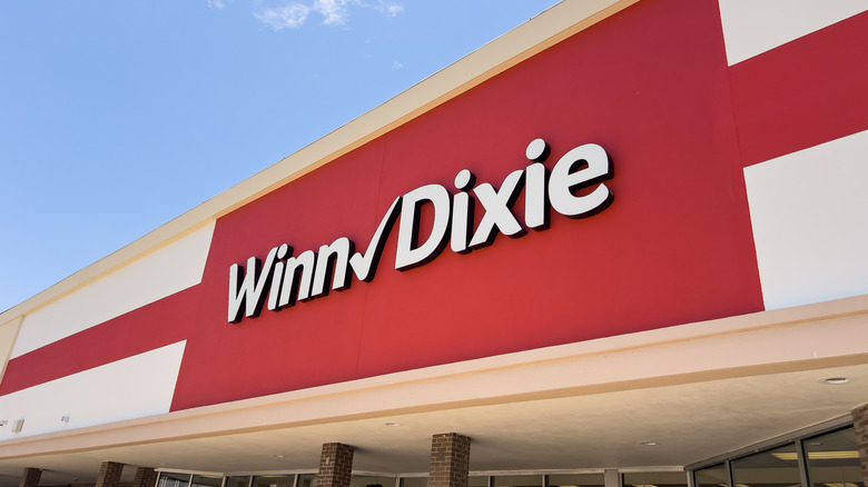The Winn-Dixie storefront on a sunny day
