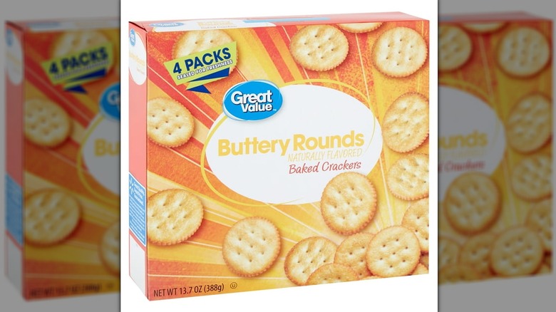 Great Value Buttery Round Crackers 