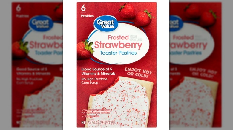 Great Value Frosted Strawberry Toaster Pastries