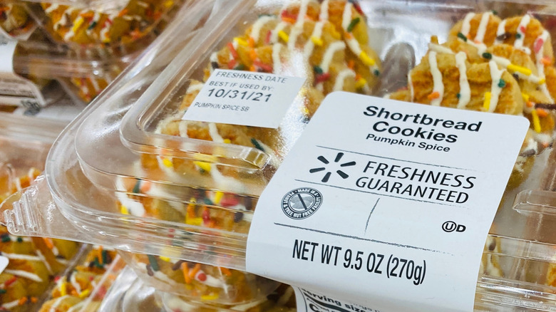 Boxes of shortbread cookies from Walmart