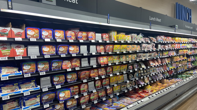 Walmart's deli meat aisle