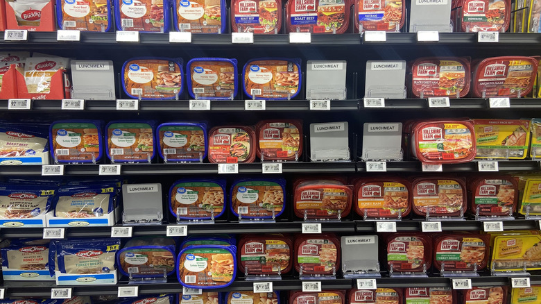 Walmart's deli meat aisle