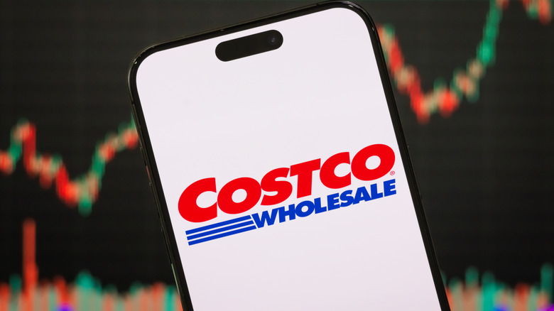 Costco logo on a phone screen