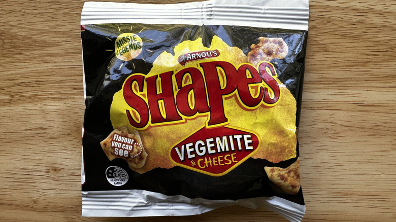 Vegemite and Cheese Shapes