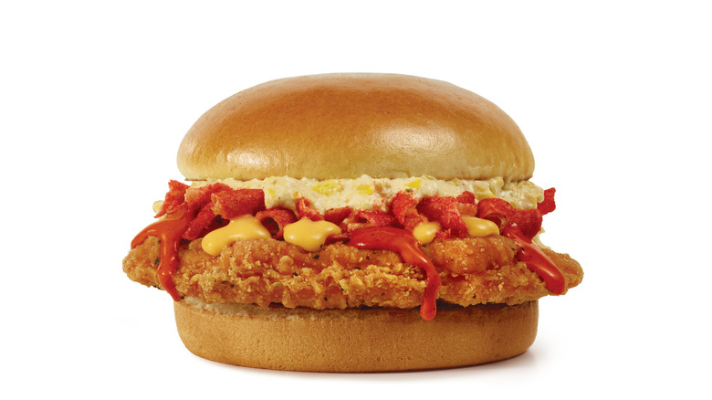 A Wendy's Takis chicken sandwich