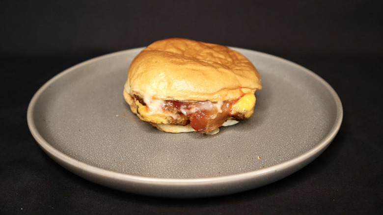 Son of Baconator on plate