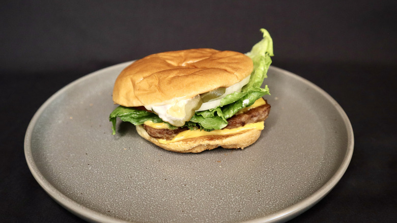 Dave's Single on a plate