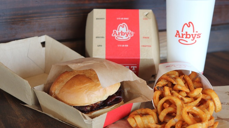 A meal from Arby's.