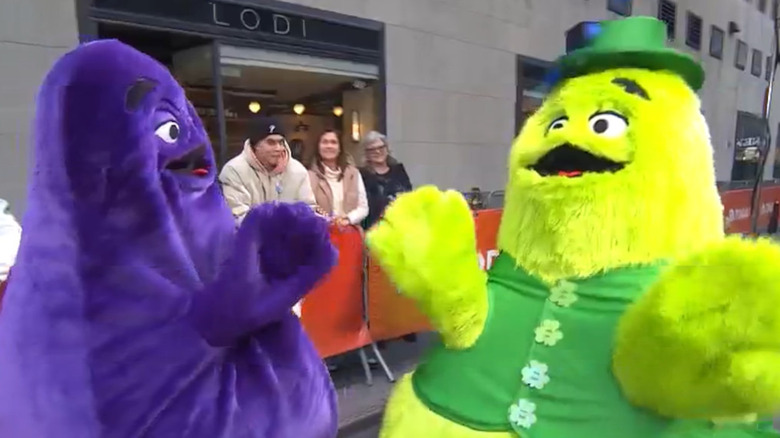 Uncle O'Grimacey and Grimace in NYC