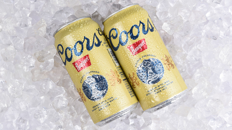 coors beer on ice