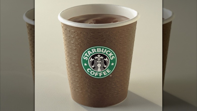 Starbucks Chantico sipping chocolate