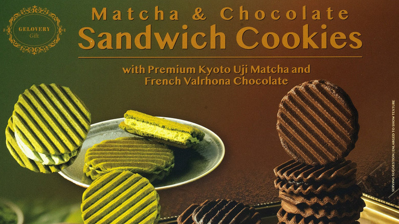 Gelovery Matcha and Chocolate Sandwich Cookies from Costco