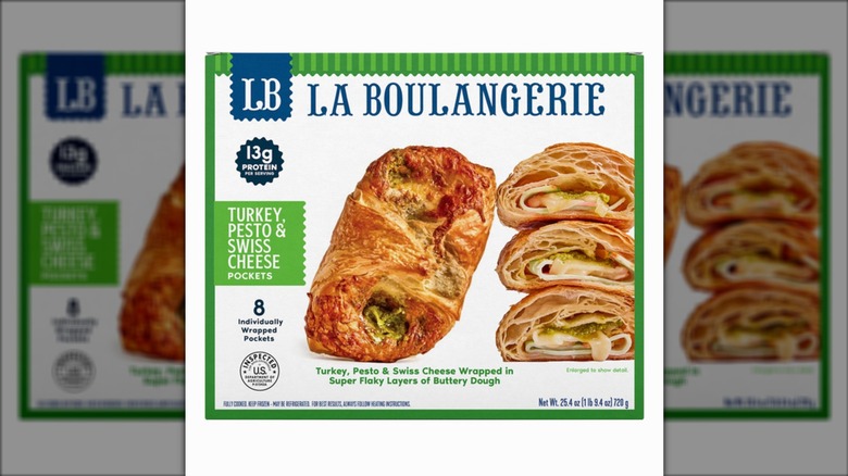 La Boulangerie Turkey, Pesto, & Swiss Cheese Croissant Pockets from Costco