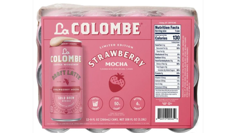 La Colombe Strawberry Mocha Draft Lattes