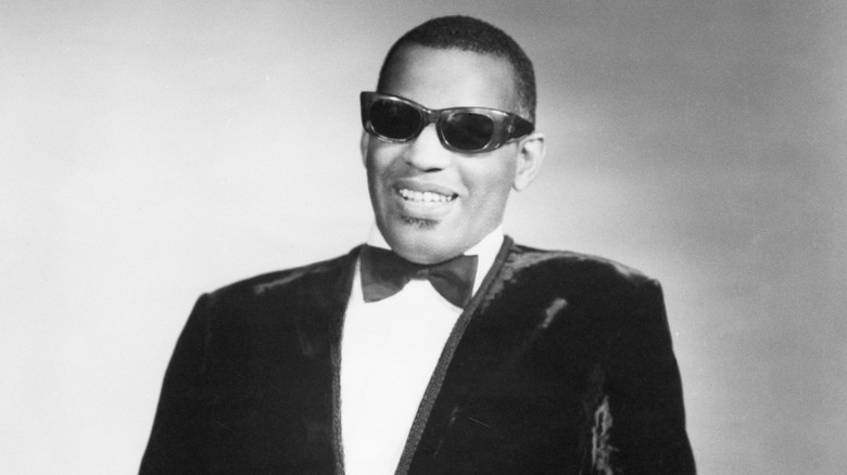 Ray Charles smiling