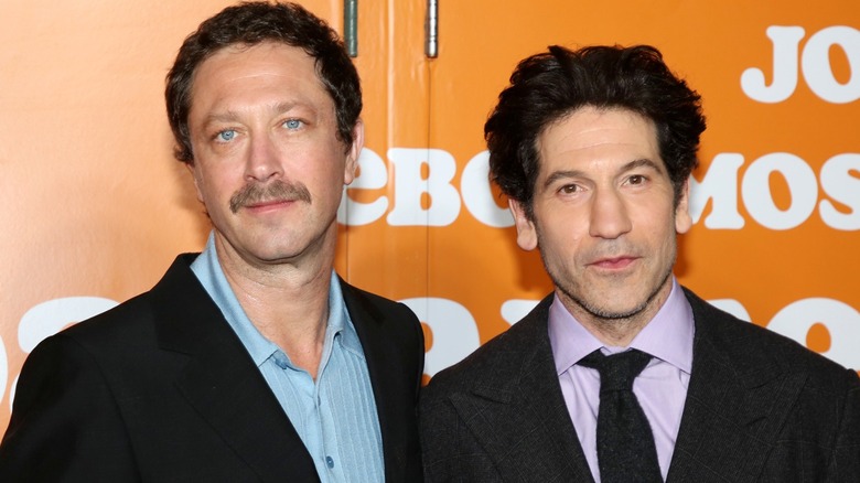 Jon Bernthal and Ebon Moss-Bachrach posing for photograph