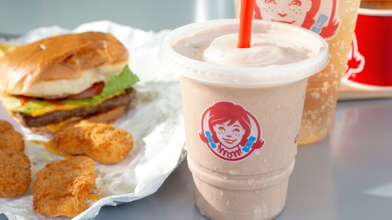 A meal from Wendy's.