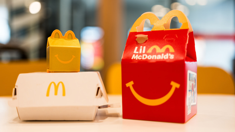 A happy meal from the Lil McDonald's launch.
