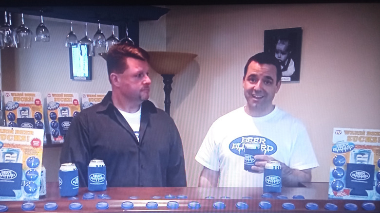 Mike Robb and Tom Osborne presenting Beer Blizzard