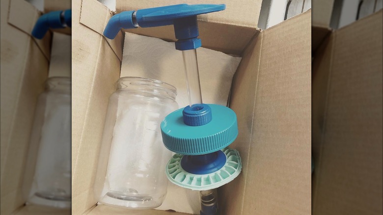 The Peanut Butter Pump in box