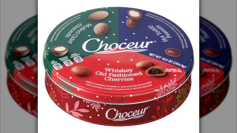 Aldi nut chocolate gift tin