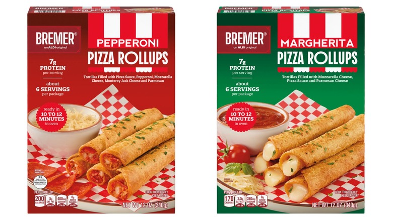 Two flavors of Bremer Pizza Rollups