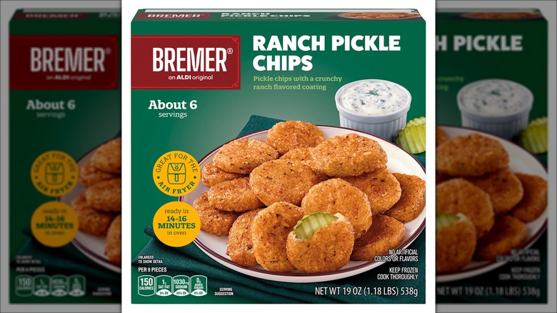 Box of Bremer Ranch Pickle Chips
