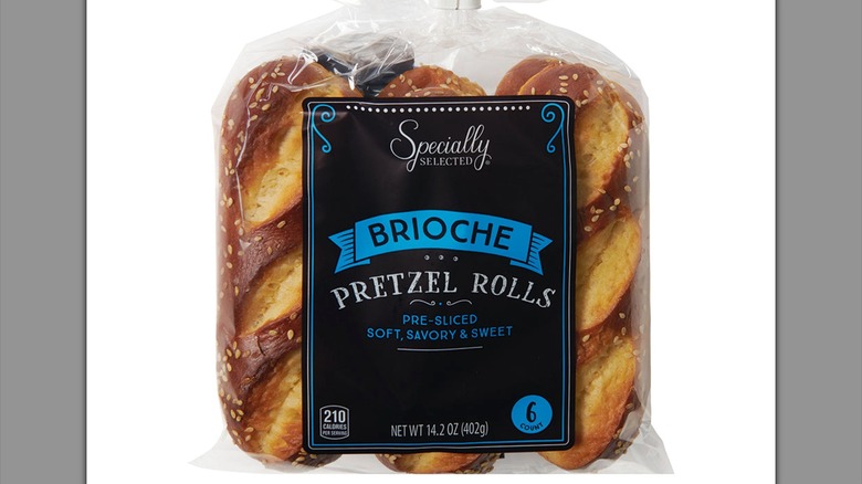 Bag of Specially Selected Brioche Pretzel Rolls