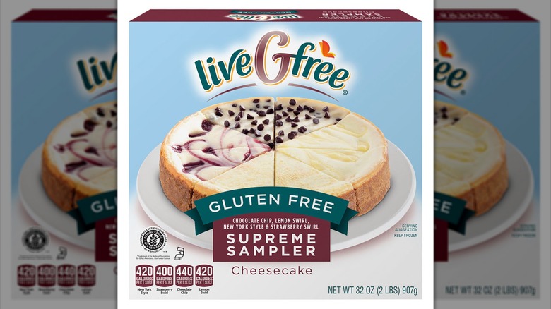 The Live G Free Gluten Free Cheesecake from Aldi