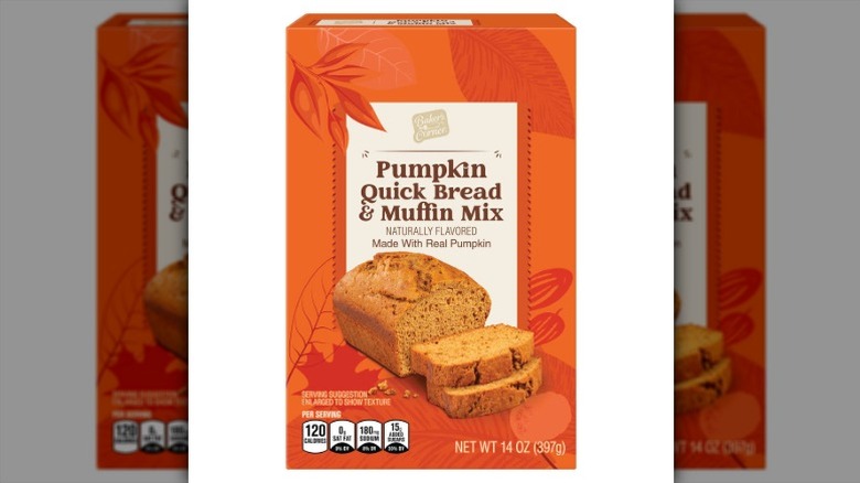 box of ﻿Baker's Corner Pumpkin Quick Bread & Muffin Mix