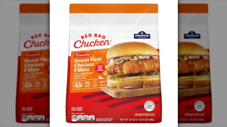 bag of Kirkwood Red Bag Chicken Breaded Sweet Heat Chicken Fillets