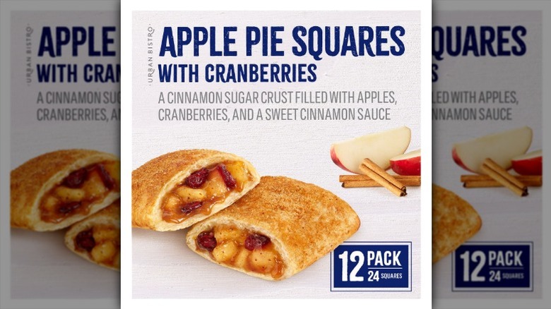 Urban Bistro Cran-Apple Pie Squares in cardboard packaging on a white background.