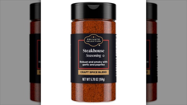 shaker of Private Selection Steakhouse Seasoning