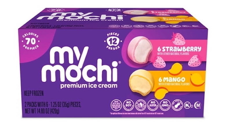 A product image of Sam's Club's My Mochi Premium Ice Cream Variety Pack on a white background.
