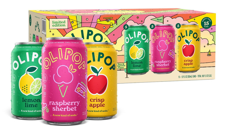 A product image of Sam's Club's Olipop Limited Edition Variety Pack on a white background.