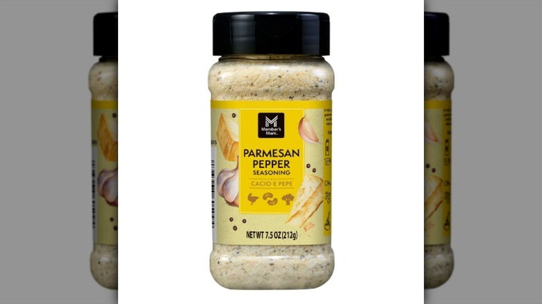 jar of Member's Mark Parmesan Pepper Seasoning