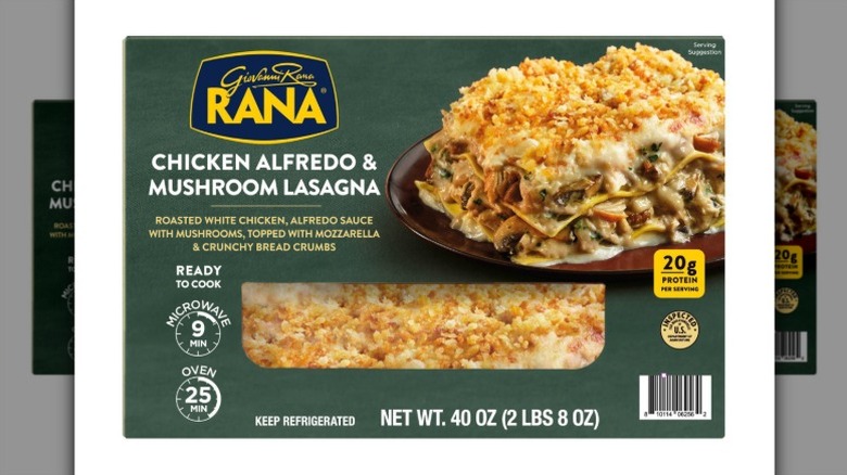 Giovanni Rana Chicken Alfredo & Mushroom Lasagna
