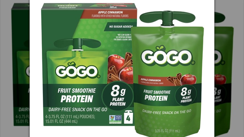 Gogo Protein Apple Cinnamon Fruit Smoothies