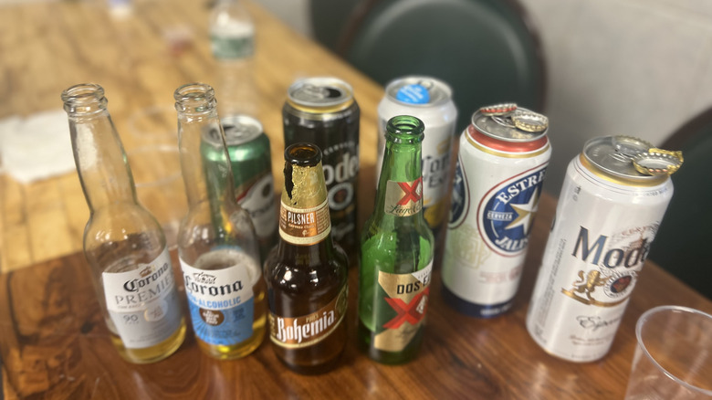 some of the beers taste tested