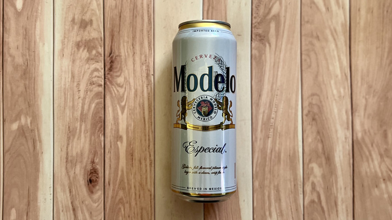 a can of Modelo Especial