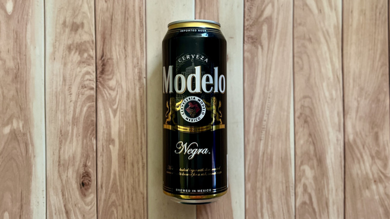 a can of Modelo Negra